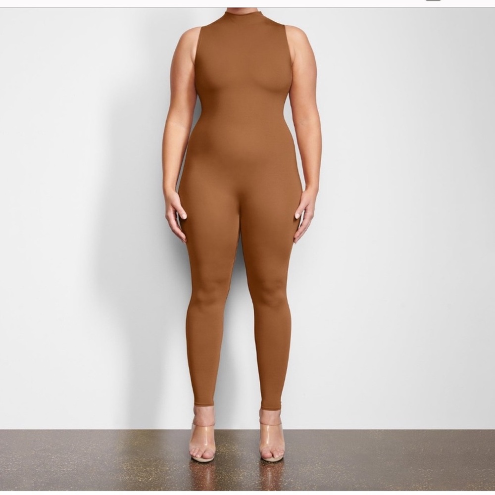 NWT Skims All In One Onesie in Caramel